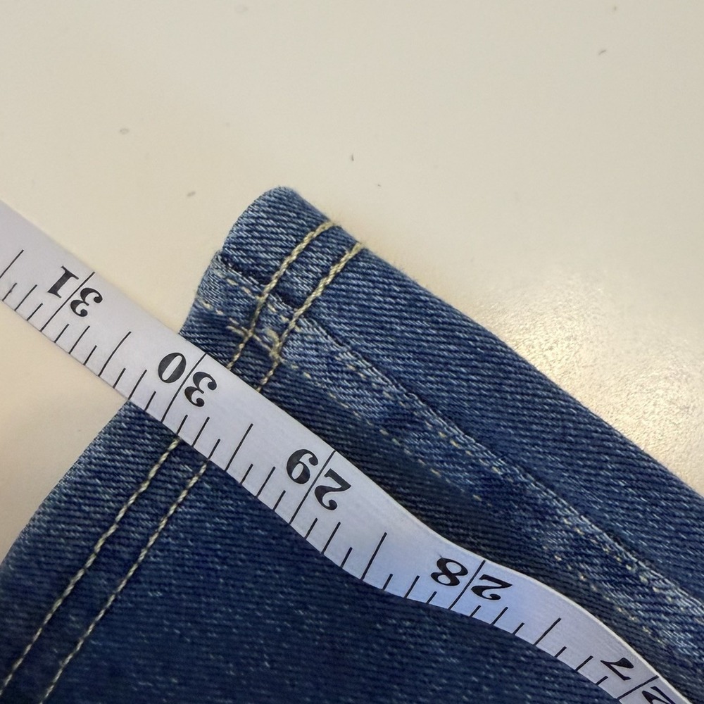 Halara Flex High Waisted Baggy Wide Leg Casual Jeans Womens Size L Pockets - Picture 8 of 8